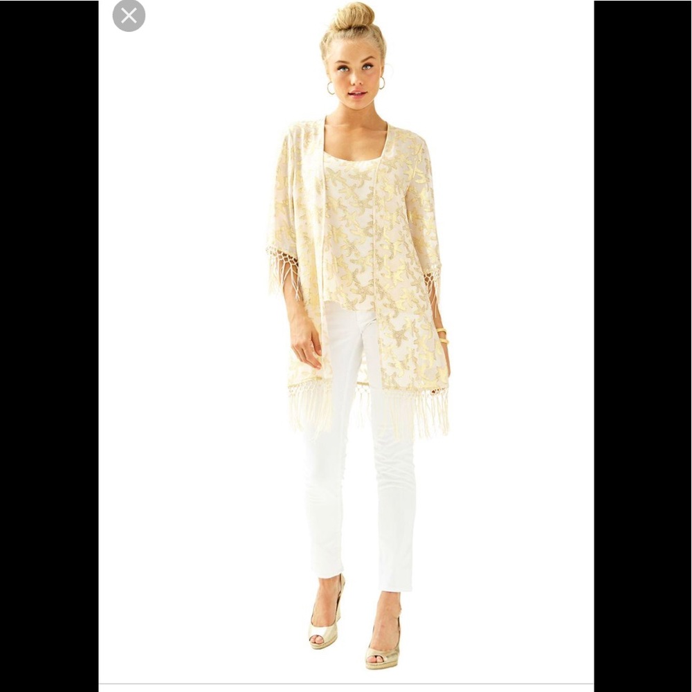 Lilly Pulitzer noelle kimono - Picture 6 of 7